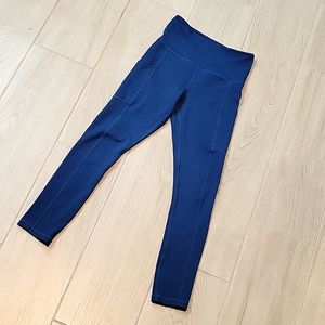 Zyia Active | Bermuda Blue | Pocket Light n Tight |  7/8 24"  | Size 2